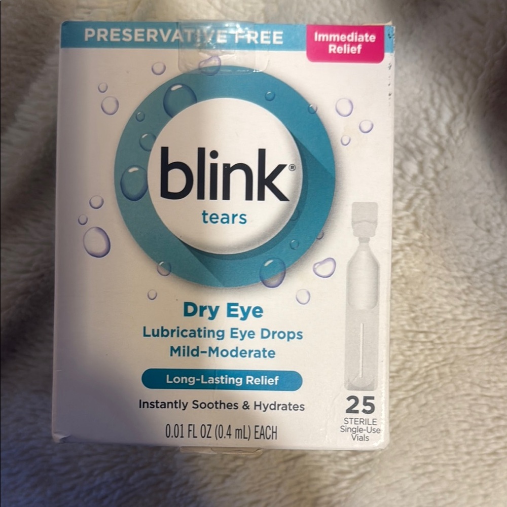 Link Tears Dry Eye Relief - Blue and White